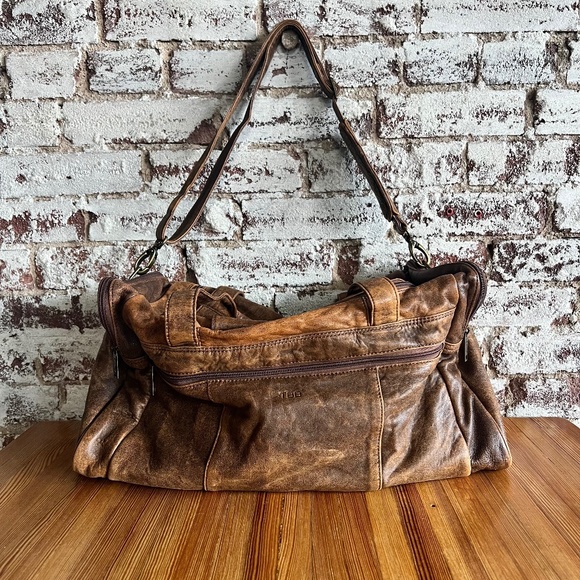 Scully Leather Aerosquadron Collection Leather Carry-On Duffel